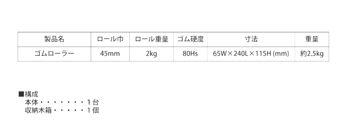 TAIYUKIZAI太佑机材NO.405橡胶滚筒