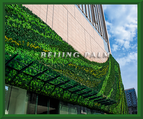 Artificial vertical greening wall project of Chengdu Future Centre