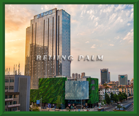 Artificial vertical greening wall project of Chengdu Future Centre