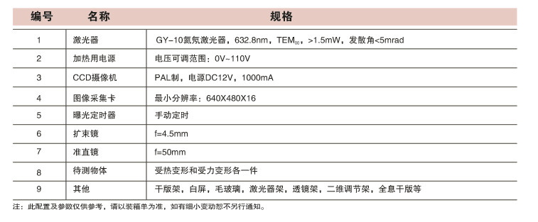 XGS-3  电子及激光散斑实验系统