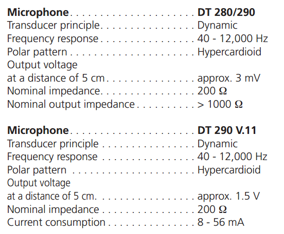 DT290 MKII 