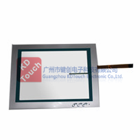 Flat resistive touch screen