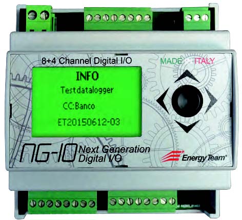 NG-9导轨式三项三回路多功能电表(意大利进口)