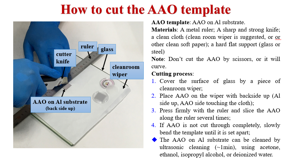 Thinned barrier layer AAO