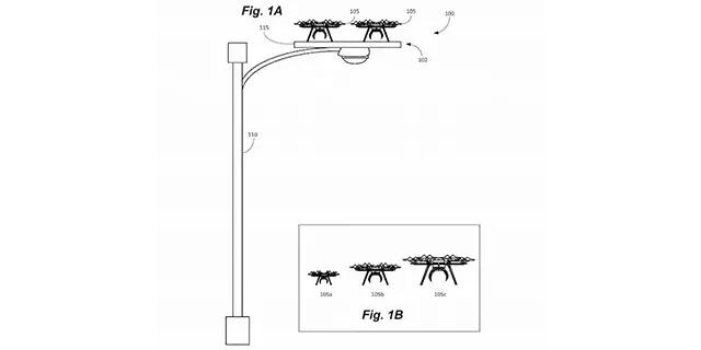 物流时事 | 亚马逊最新专利：无人机可借电线杆充电