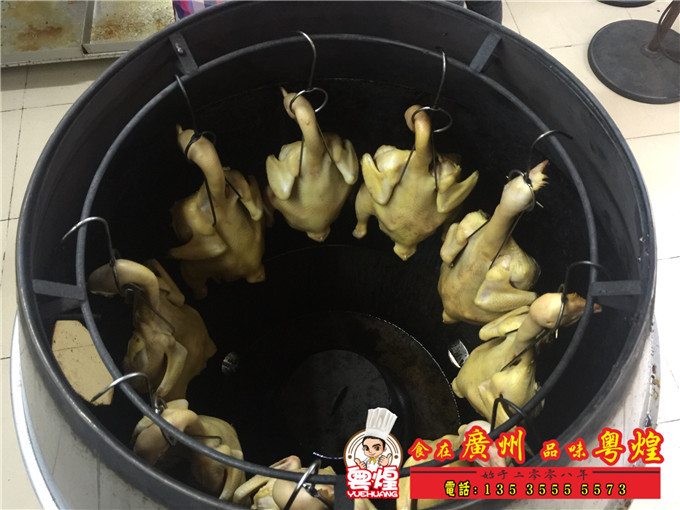 2018.08.06农庄烧鸡培训 烧鸡制作方法 乳香烧鸡培训 广州粤煌烧腊培训