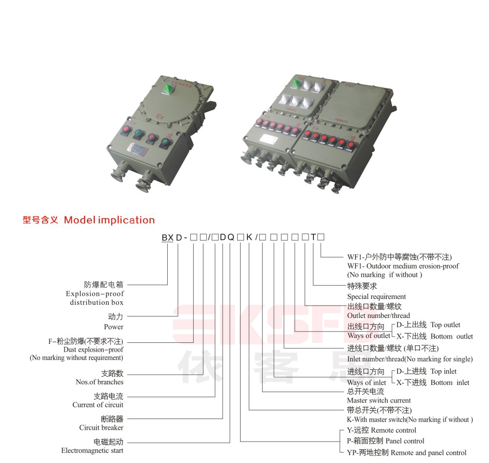 BXD-DQ系列防爆動(dòng)力配電箱（電磁起動(dòng)）