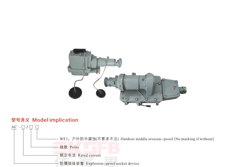 AC系列防爆插接裝置（ⅡB ⅡC）
