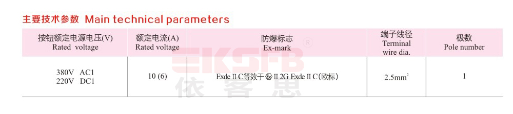 8097系列防爆控制按鈕