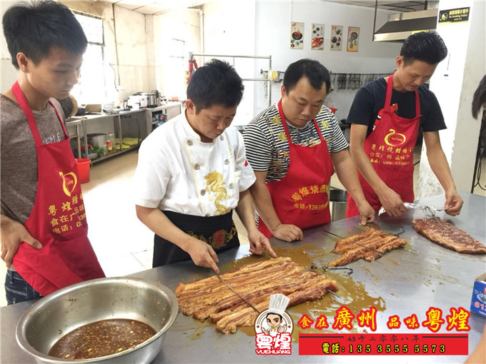 2018.06.10蜜汁叉烧做法 蜜汁排骨培训 广式烧腊叉烧饭培训