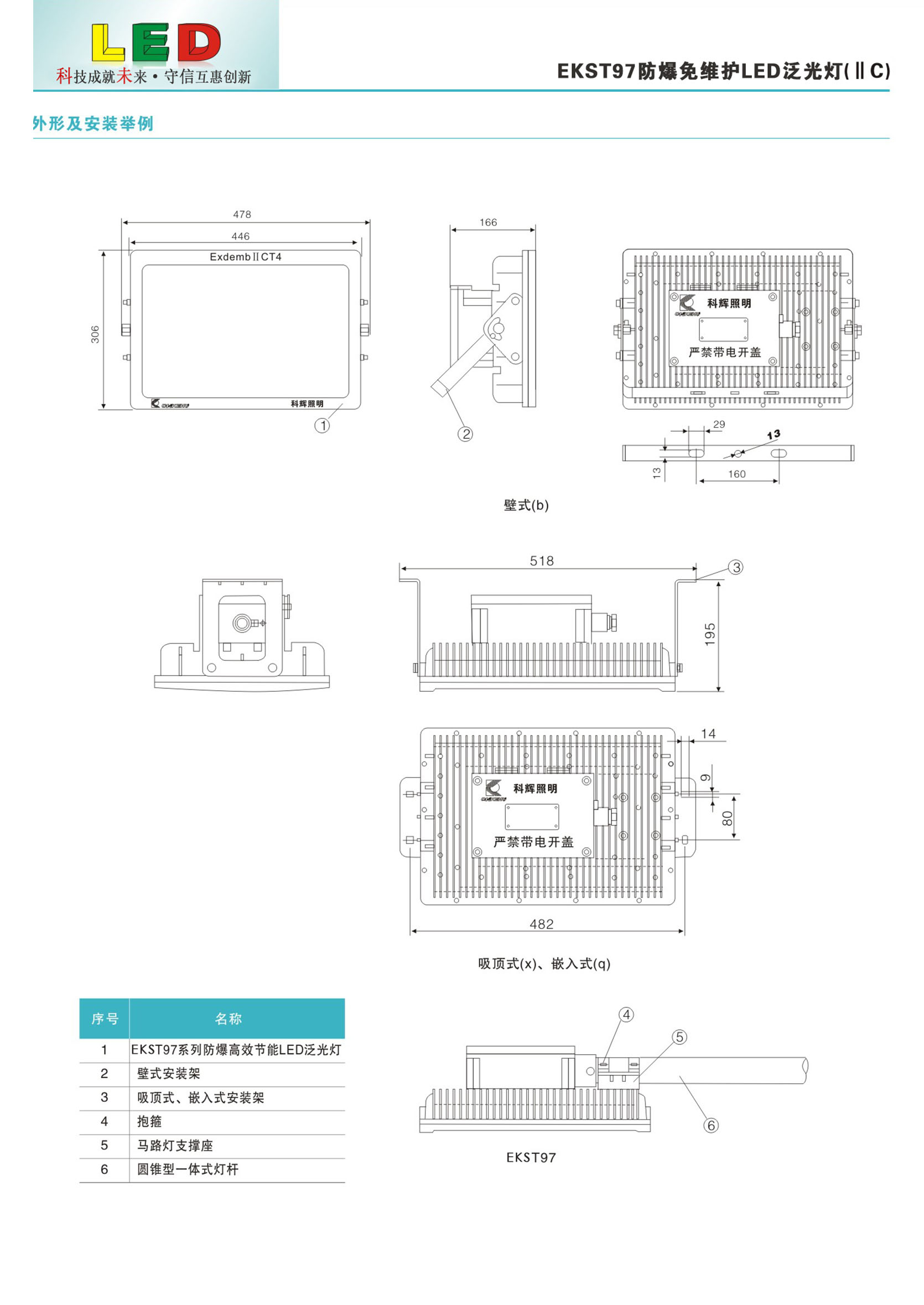 防爆免維護(hù)LED照明