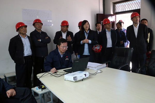 郑州市建筑业协会及集团领导莅临厂区参观考察