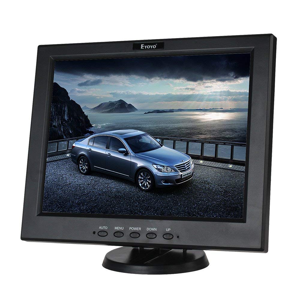 Eyoyo EM12B 11.6 Inch Industrial Security LCD Monitor With HDMI VGA AV BNC  Input HD 1366x768 Computer Extender For CCTV System