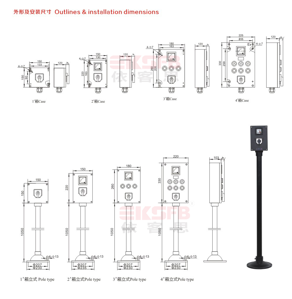 BZA8050-S系列防爆防腐主令控制器（操作柱）