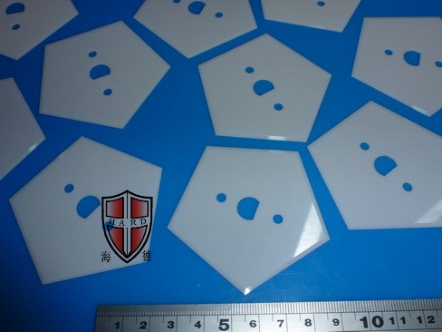 high precision corrosion resistant zirconia ceramic sheets pentagon blades factory