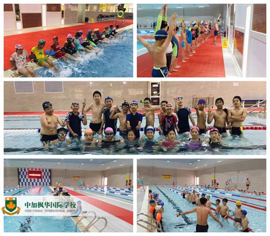 中加枫华游泳课：泳池里的正能量，逐梦人生的大动力