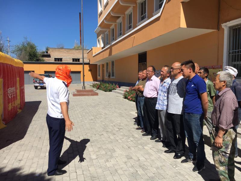 新疆天西林管局蒙玛拉分局开展消防应急演练活动