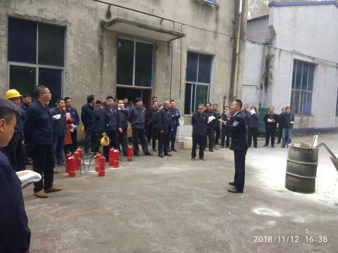 四川眉山机械产业园开展消防知识讲座