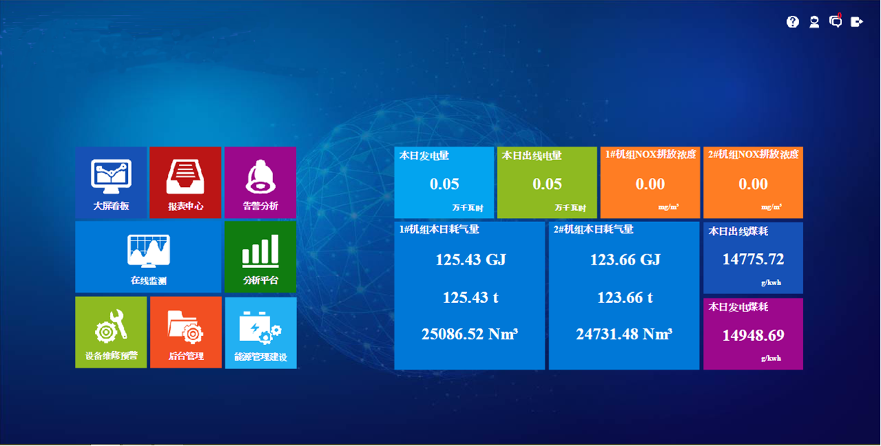 联合循环燃气发电企业能管系统