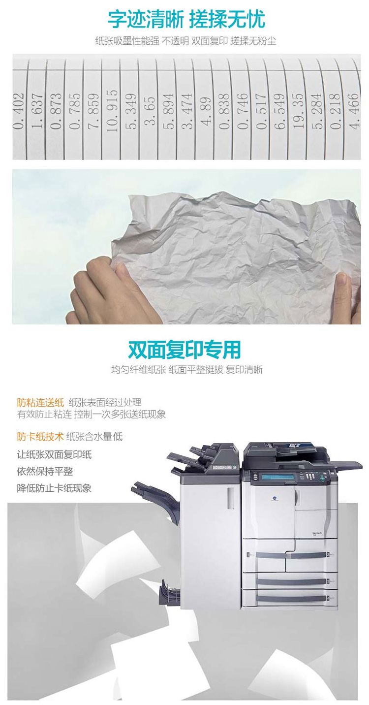惠普（HP） 复印纸 A4 80g 5包/箱
