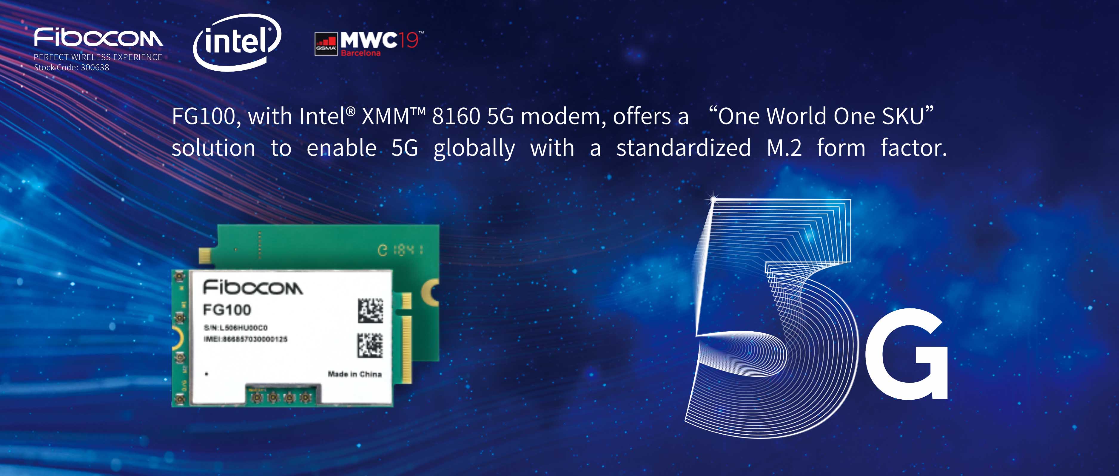 Fibocom Launches Intel® XMM⢠8160 Powered Global 5G Module