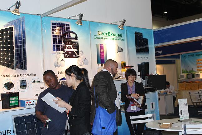 Pameran Sukses di Dunia Tenaga dan Listrik Afrika 2014-The Solar Show Dekat dengan Pelanggan,