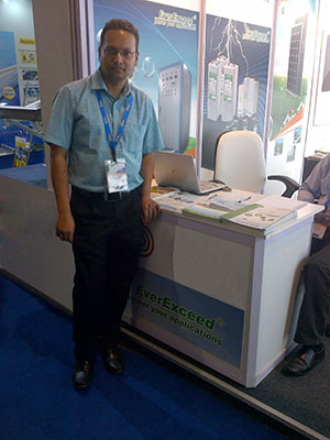 EverExceed’ s First Intersolar India Exhibition,2013 