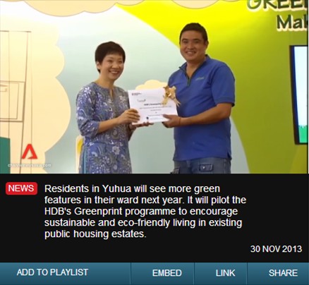 Pembasmi Nyamuk EverExceed di Channel Newsasia mendapat penghargaan dari Menteri Grace Fu di Singapura