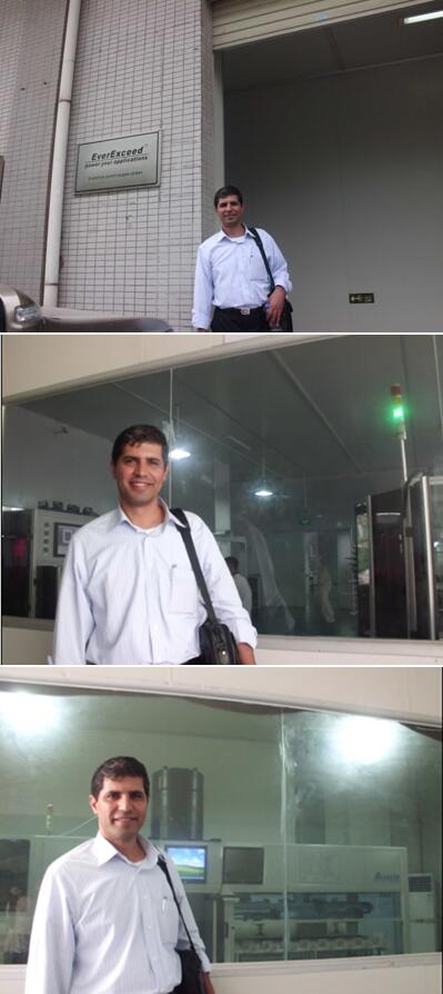 Przyjaciel z Bliskiego Wschodu odwiedził naszą fabrykę paneli słonecznych