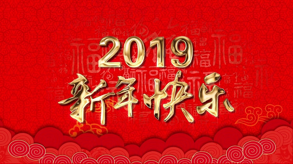 恭贺大家2019年新春快乐！