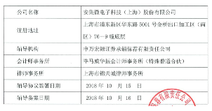 “科创板”获批!8家半导体公司上市辅导! “科创板”获批!8家半导体公司上市辅导!