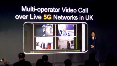 华为助力英国三大运营商打通首个跨网5G视频通话 华为助力英国三大运营商打通首个跨网5G视频通话