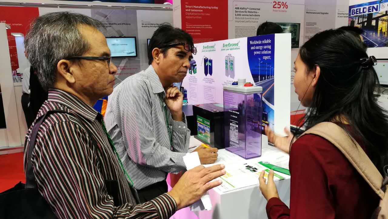 EverExceed’s successful show at Electric, Power  Renewable Energy Indonesia 2017