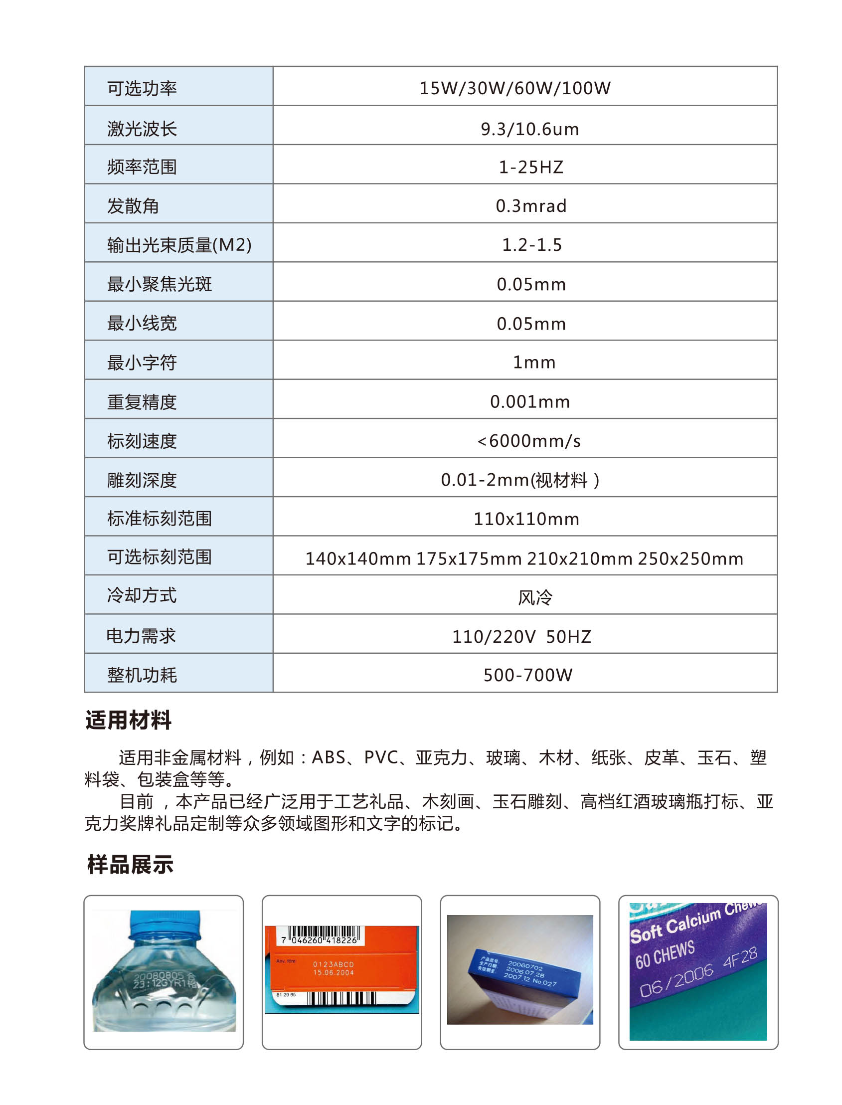 二氧化碳激光喷码机