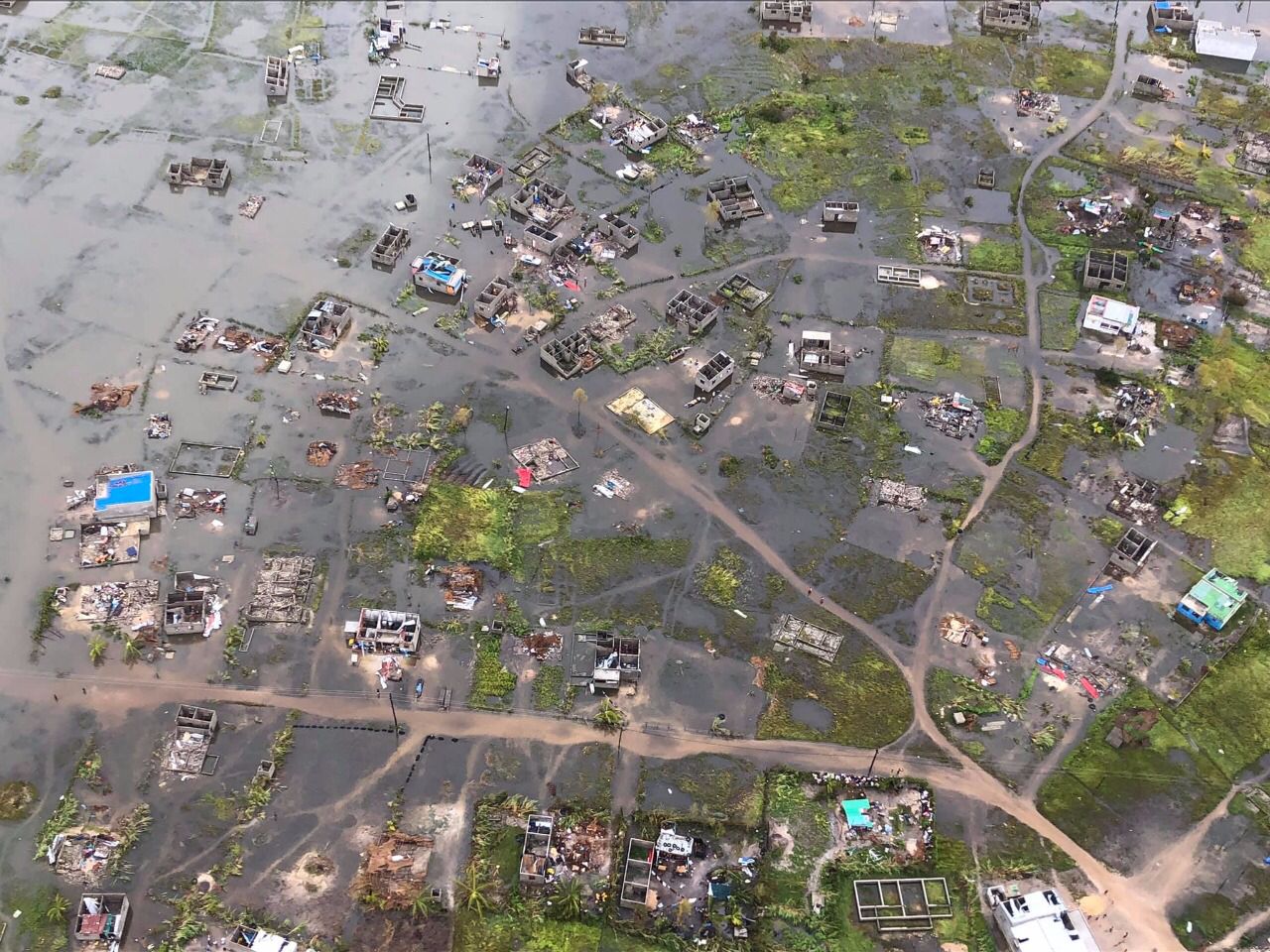  莫桑比克貝拉辦事處遭颶風重創受災      公司上下積極有序應對開展災后自救