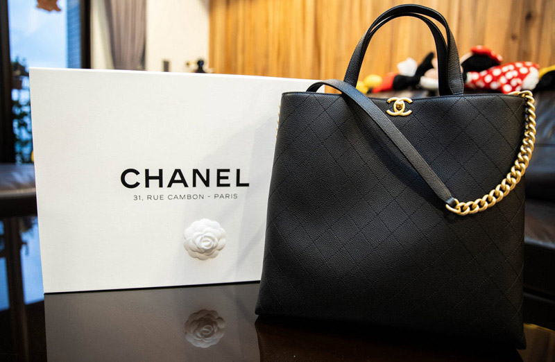 正品开箱Chanel大型購物包AS0312 B00170 94305 正品开箱Chanel大型購物包AS0312 B00170 94305