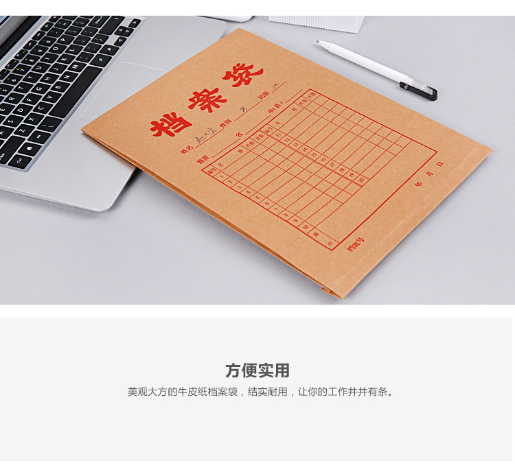 晨光（M&G）APYRA610 牛皮纸档案袋 A4 250G 20个/包