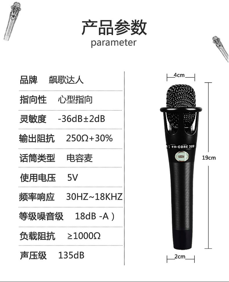 新款ZRC电容麦 E300播吧版