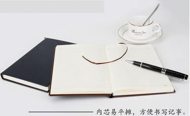 得力（deli）3186 商务办公皮面本 25K/160页 棕色