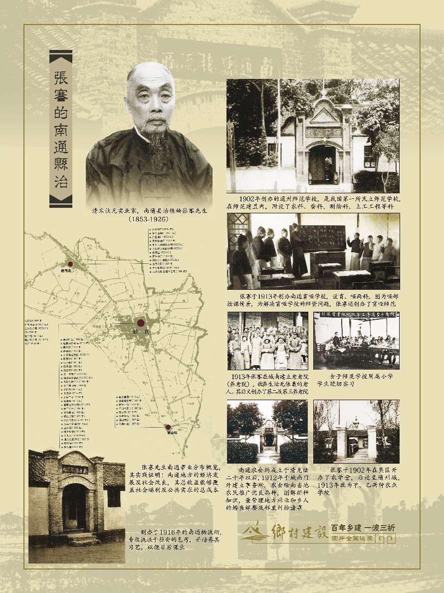 百年乡建展009张謇的南通县治