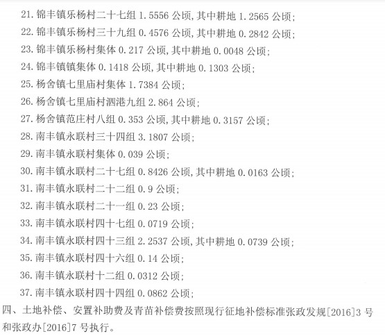 江苏：张家港市城乡建设用地增减挂钩建新区2018年第35批次（2016挂）建设用地征地