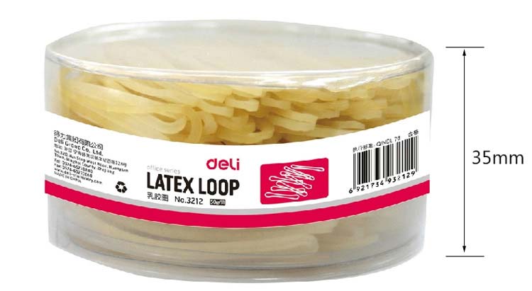 得力（Deli）3212 橡皮筋/乳胶圈 50g