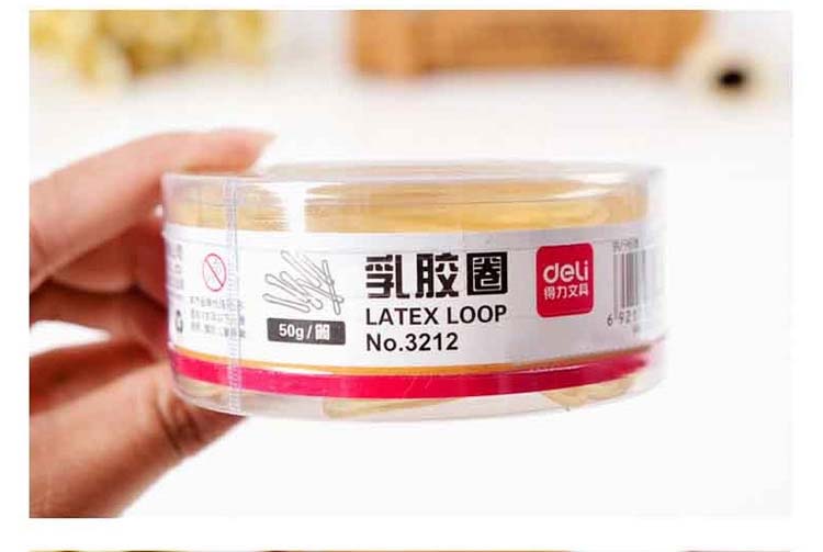 得力（Deli）3212 橡皮筋/乳胶圈 50g