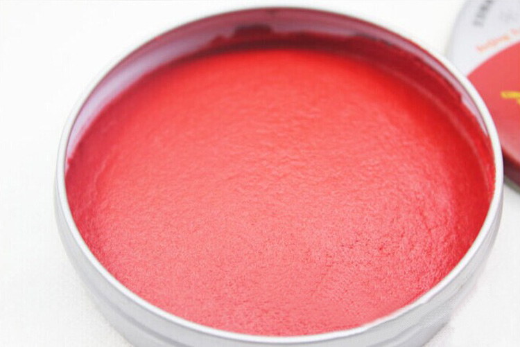 雪奥（xueao）0504 朱红印泥 120g 直径75mm 红色