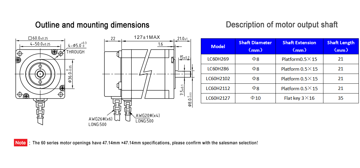 60 Nema24 closed loop hybrid motor 