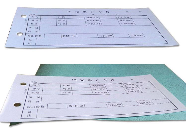 成文厚 303-14 固定资产登记卡 171*86mm 100张/包