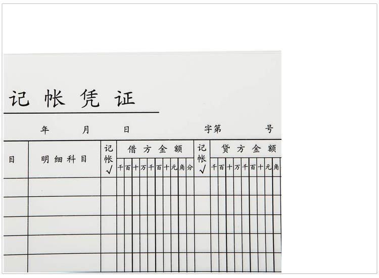 成文厚 丙式-28 记账凭证 28K（210*120mm）50页/本 5本/包
