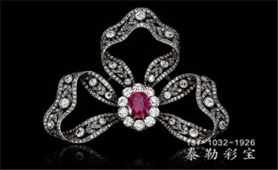 波旁·帕尔马家族珠宝珠宝——红宝石胸针