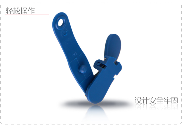 得力(DELI)5752 软质PVC证件卡套/工作证/员工牌 横式 50只/盒(蓝色)