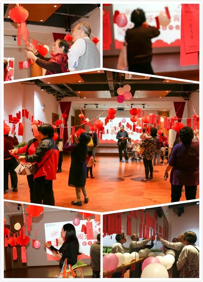 喜争新年好彩头 邻里共聚猜灯谜 喜争新年好彩头 邻里共聚猜灯谜